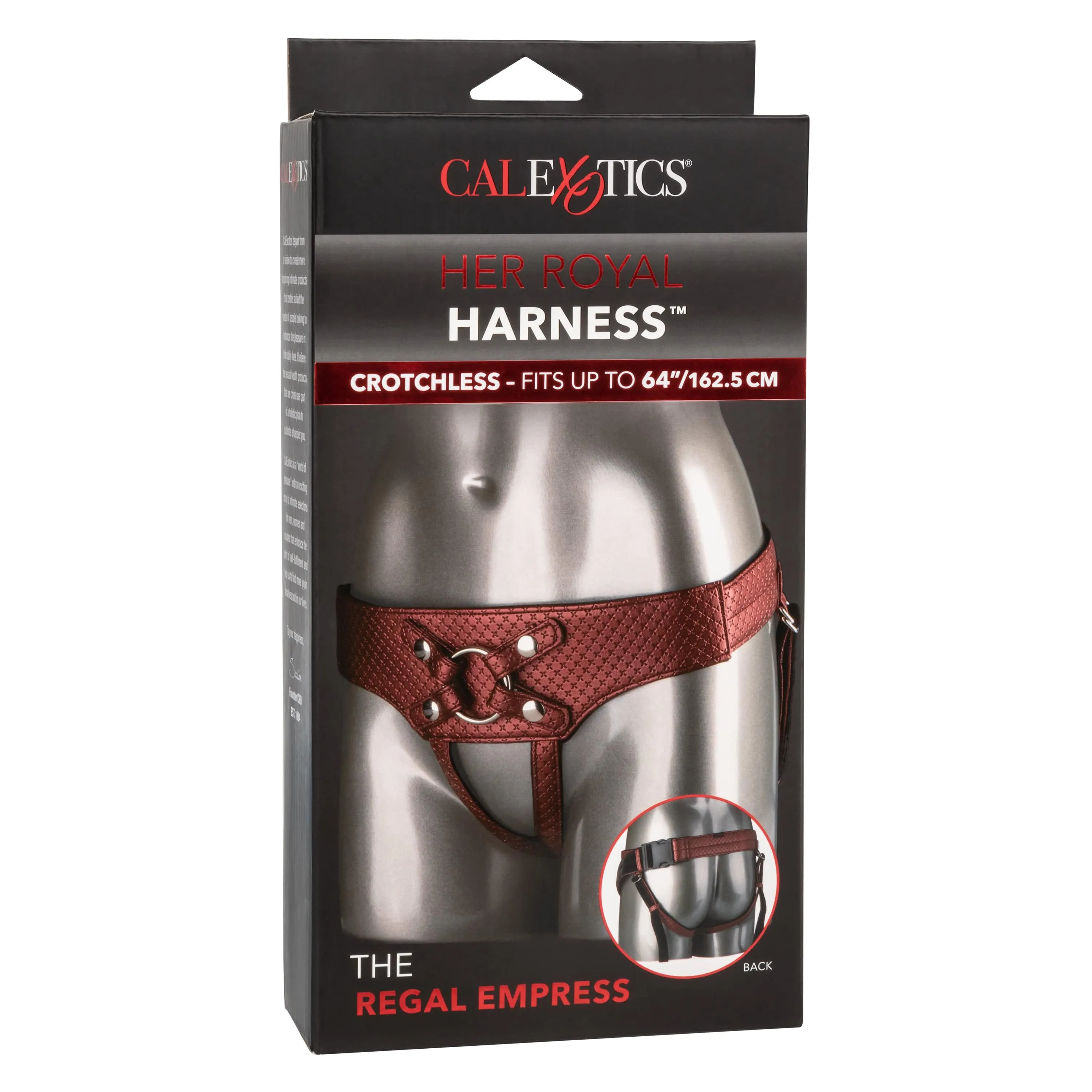 California Exotics - Her Royal Harness The Regal Empress Crotchless Strap On