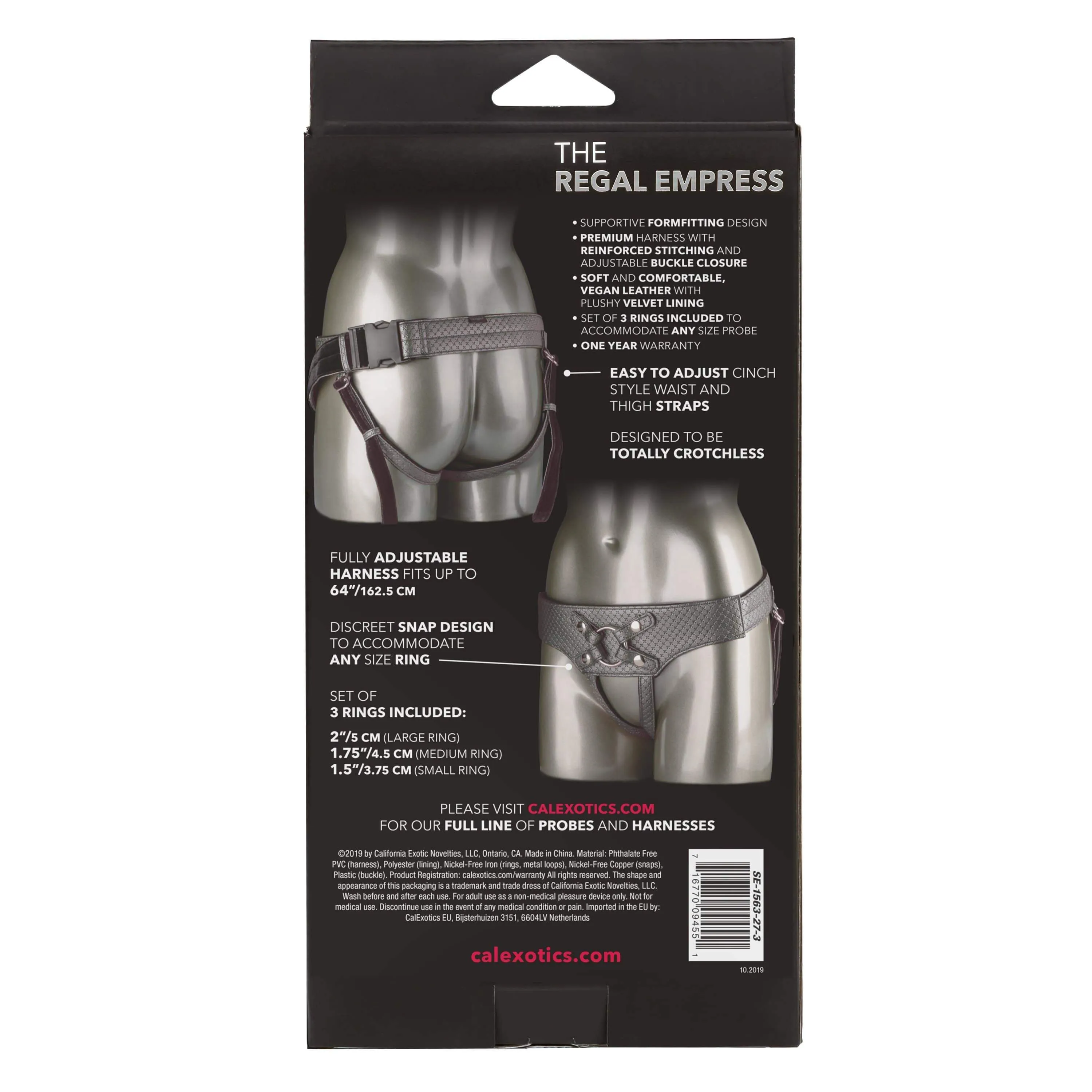 California Exotics - Her Royal Harness The Regal Empress Crotchless Strap On