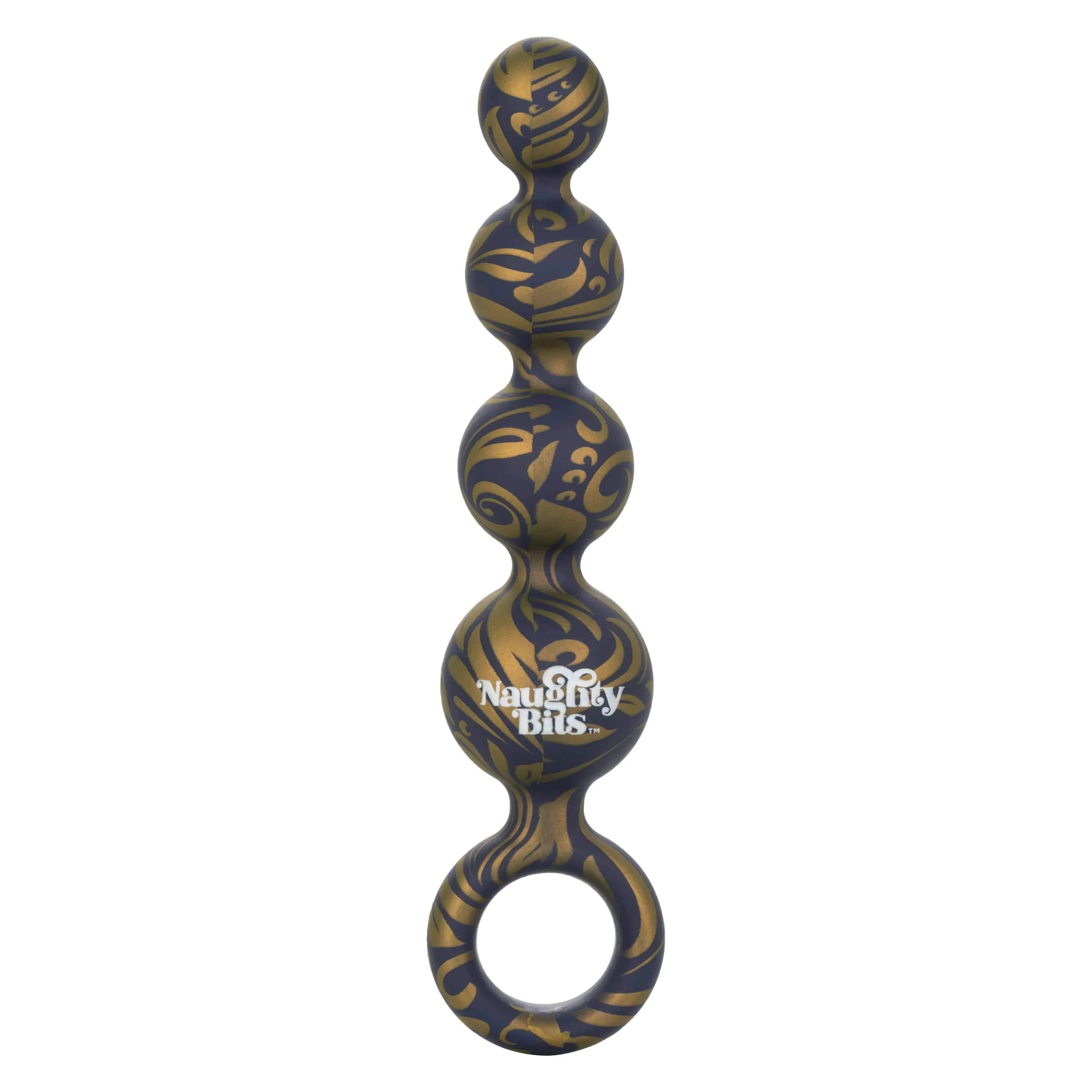California Exotics - Naughty Bits Butt Balls Silicone Booty Beads (Black)