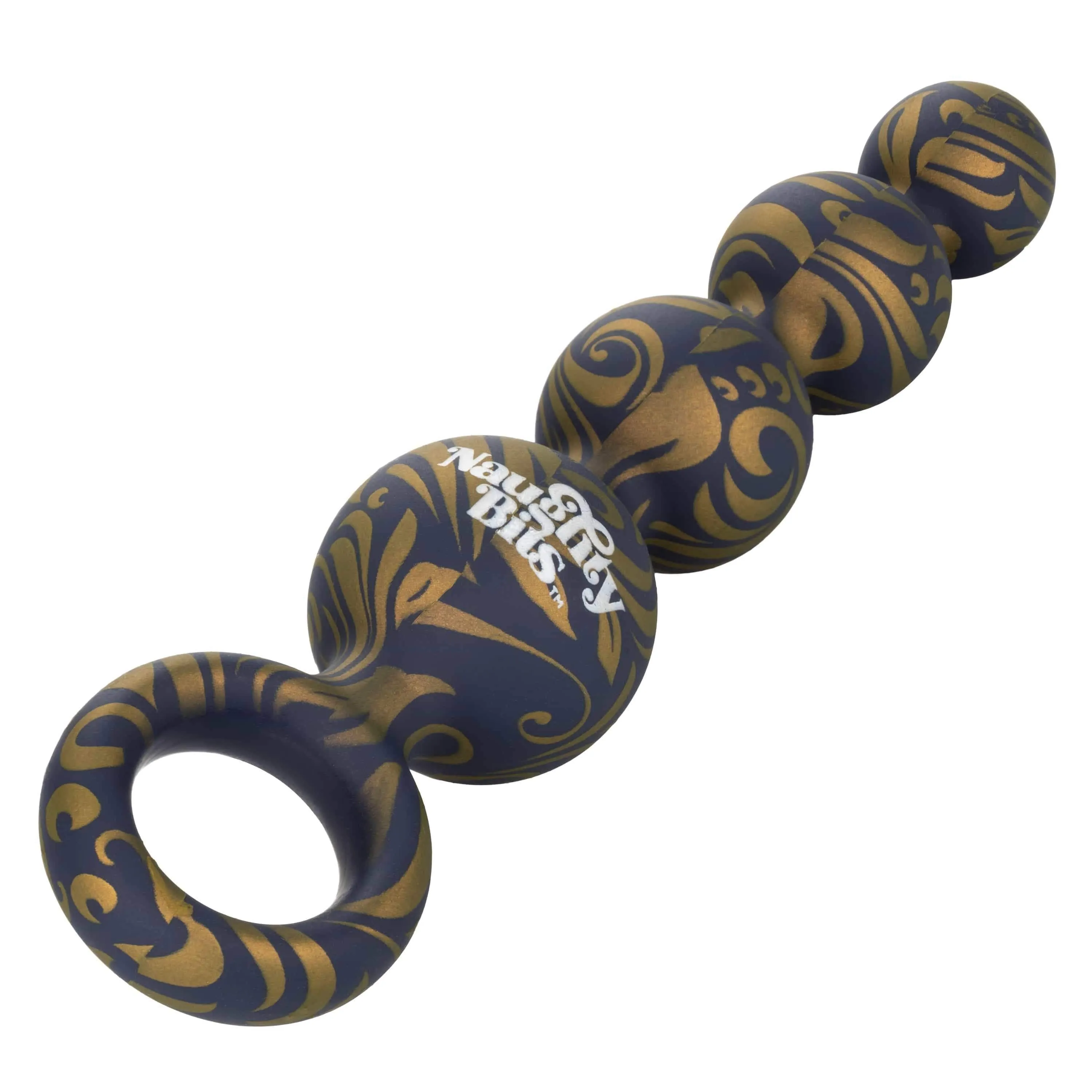 California Exotics - Naughty Bits Butt Balls Silicone Booty Beads (Black)