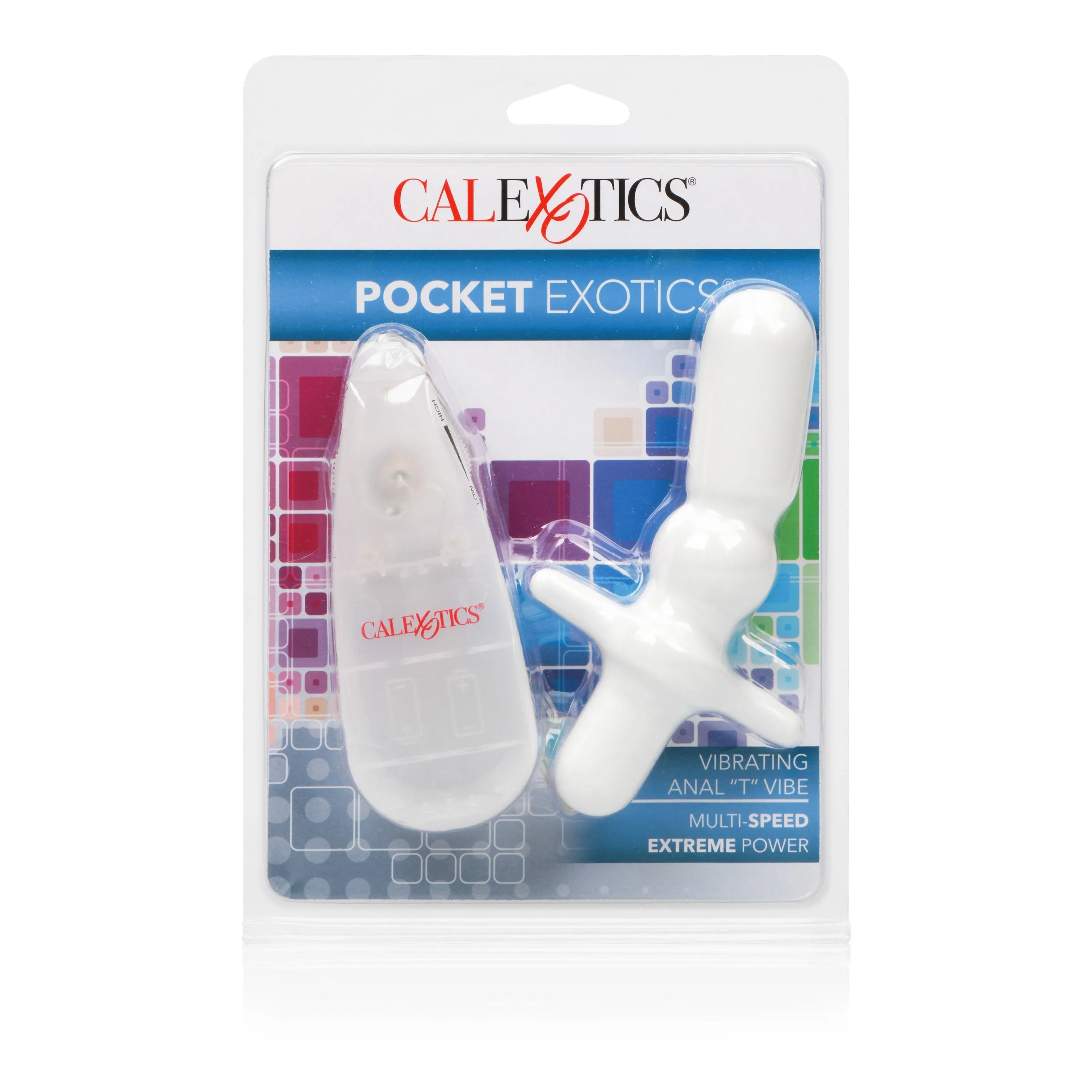 California Exotics - Pocket Exotics Vibrating Anal T Vibrator (White)