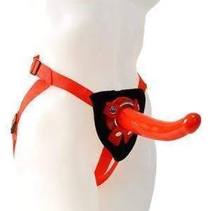 California Exotics - Red Rider Adjustable Strap On 7"