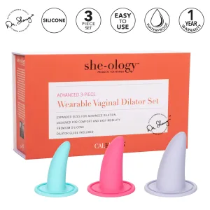 California Exotics - Sheology Advanced 3 Piece Wearable Vaginal Dilator Set (Multi Colour)