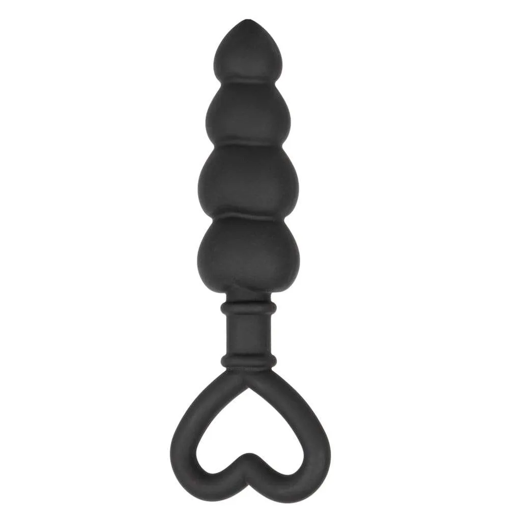 California Exotics - Silicone Love Probe Anal Beads (Black)