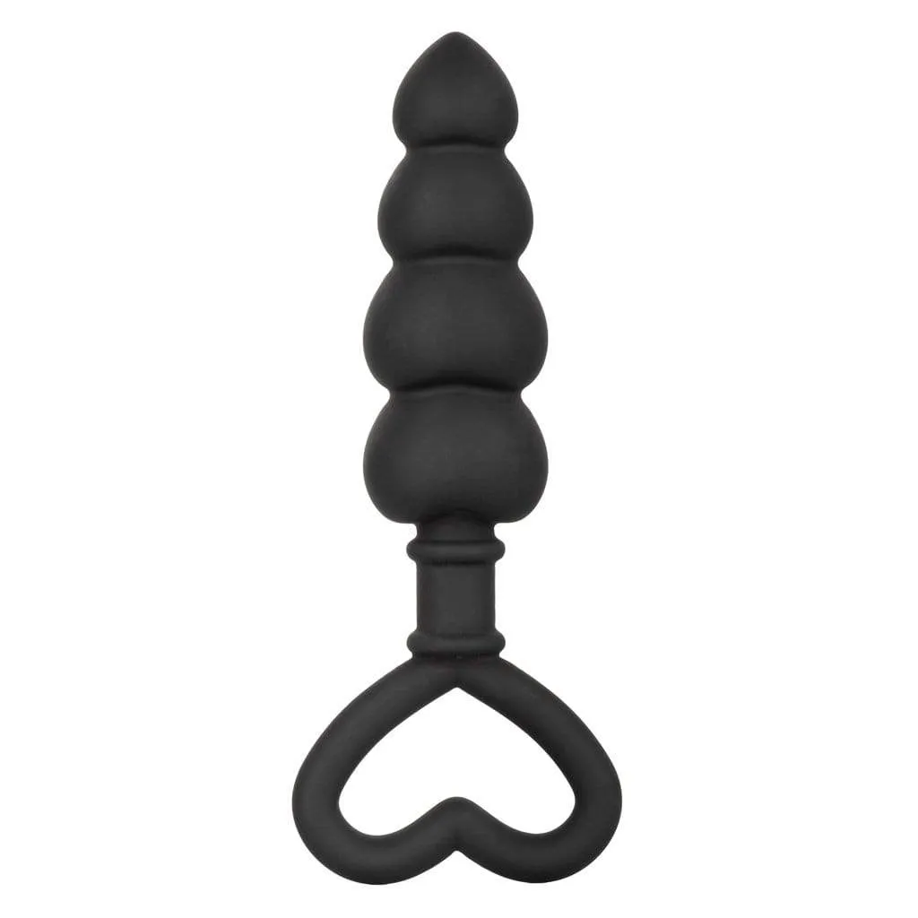 California Exotics - Silicone Love Probe Anal Beads (Black)