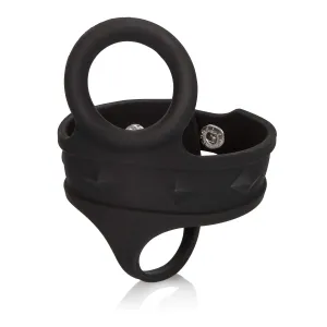 California Exotics - Silicone Tri Snap Ball Spreader (Black)