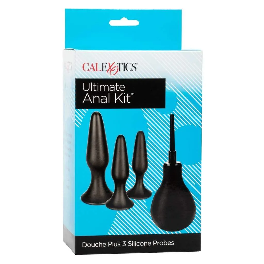 California Exotics - Ultimate Douche Plus Silicone Probes Anal Kit (Black)