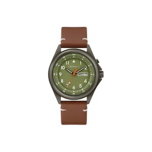 Caravelle Designed By Bulova Mens Brown Leather Strap Watch 45C119 - NO COLOR ONE SIZE