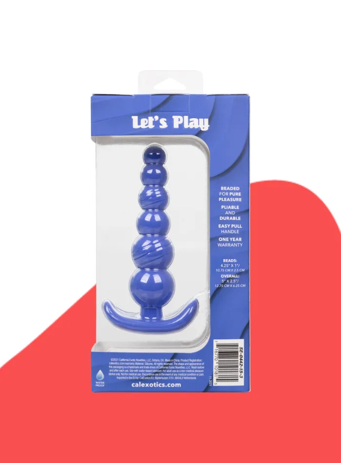 Cheeky X-6 ANAL BEADS Blue