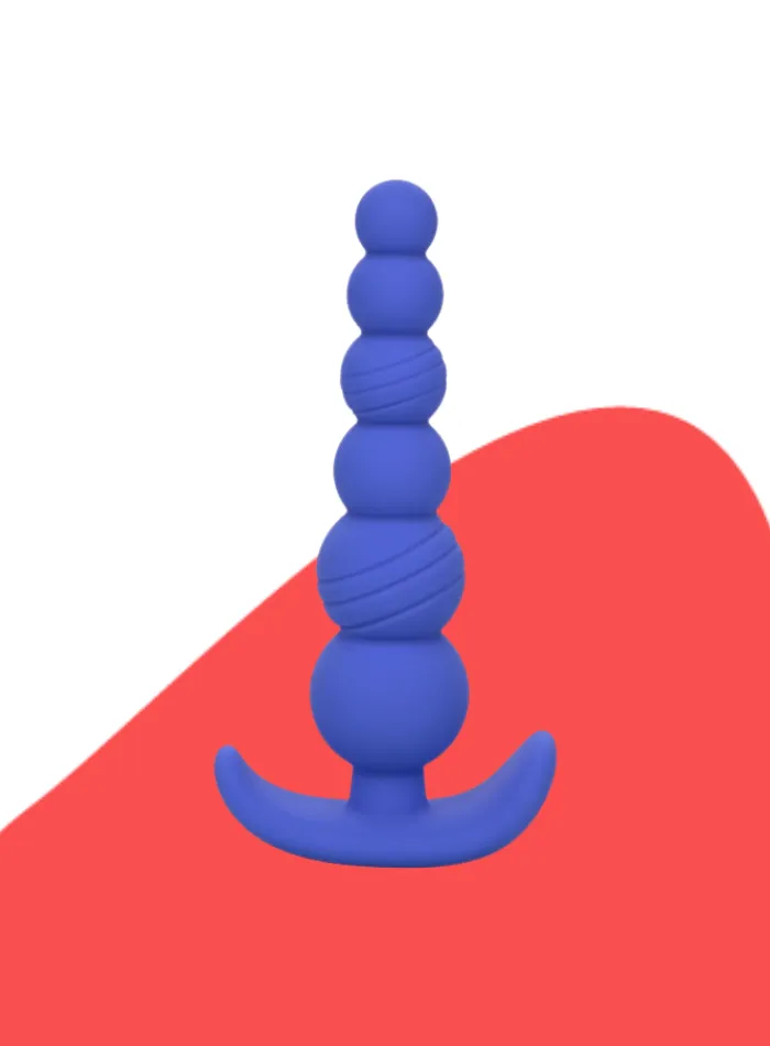 Cheeky X-6 ANAL BEADS Blue