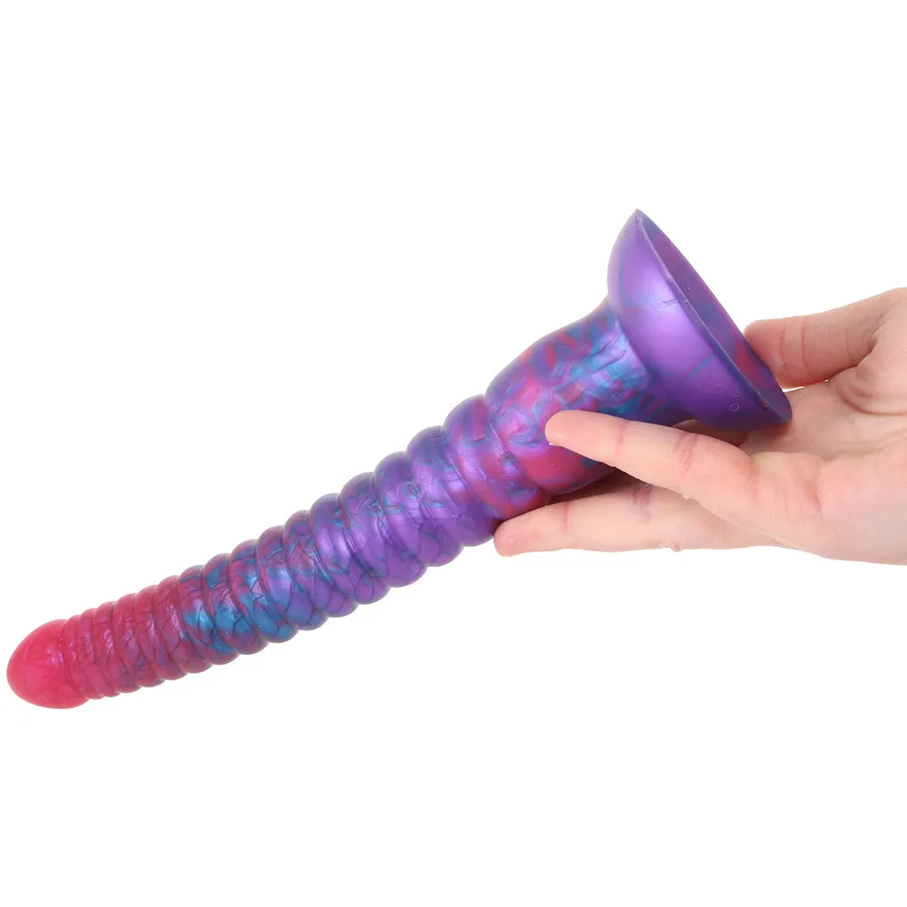 Colours Stacked 9 Inch Dildo in Pink/Blue