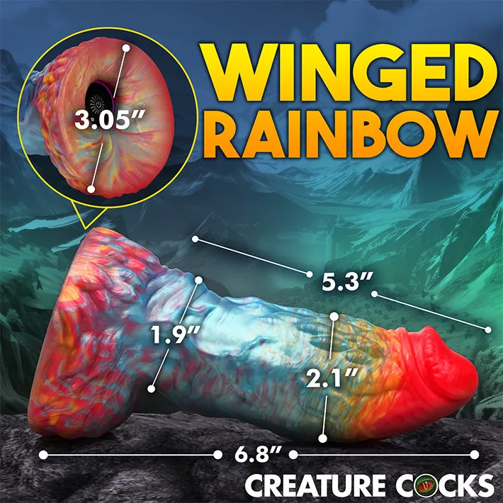 Creature Cocks Rainbow Phoenix Vibrating Dildo