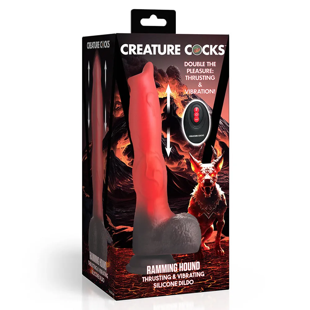 Creature Cocks Ramming Hound Thrusting Vibrating Canine Dildo