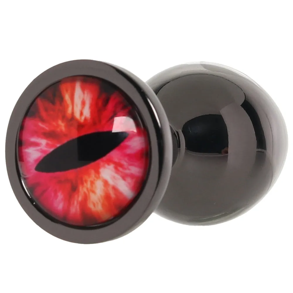 Creature Cocks Sinister Eye Metal Butt Plug in Medium