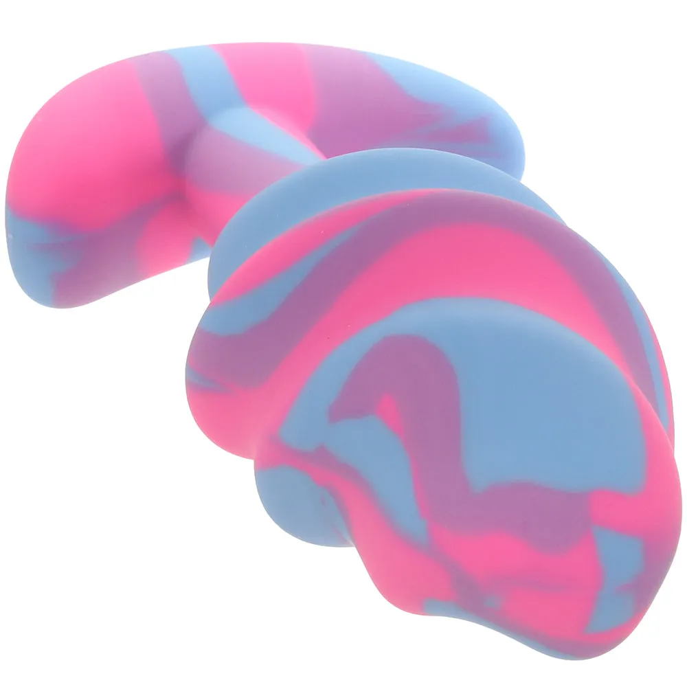 Creature Cocks Unicorn Swirl Silicone Butt Plug in Large