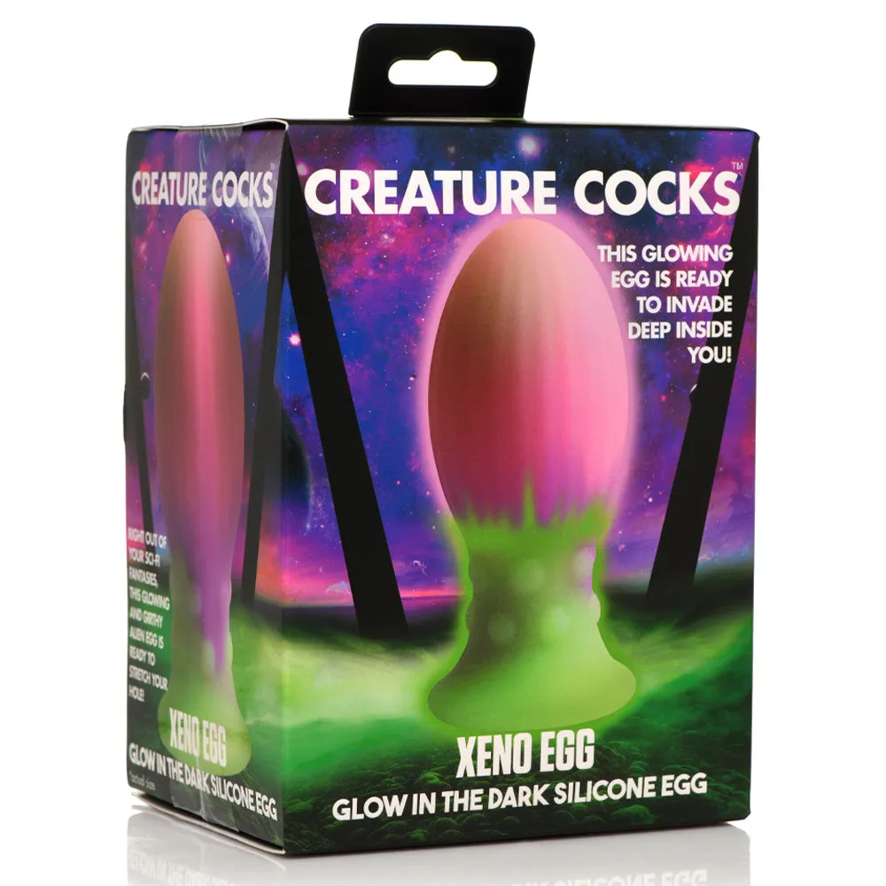 Creature Cocks Xeno Glow in the Dark Silicone Alien Egg