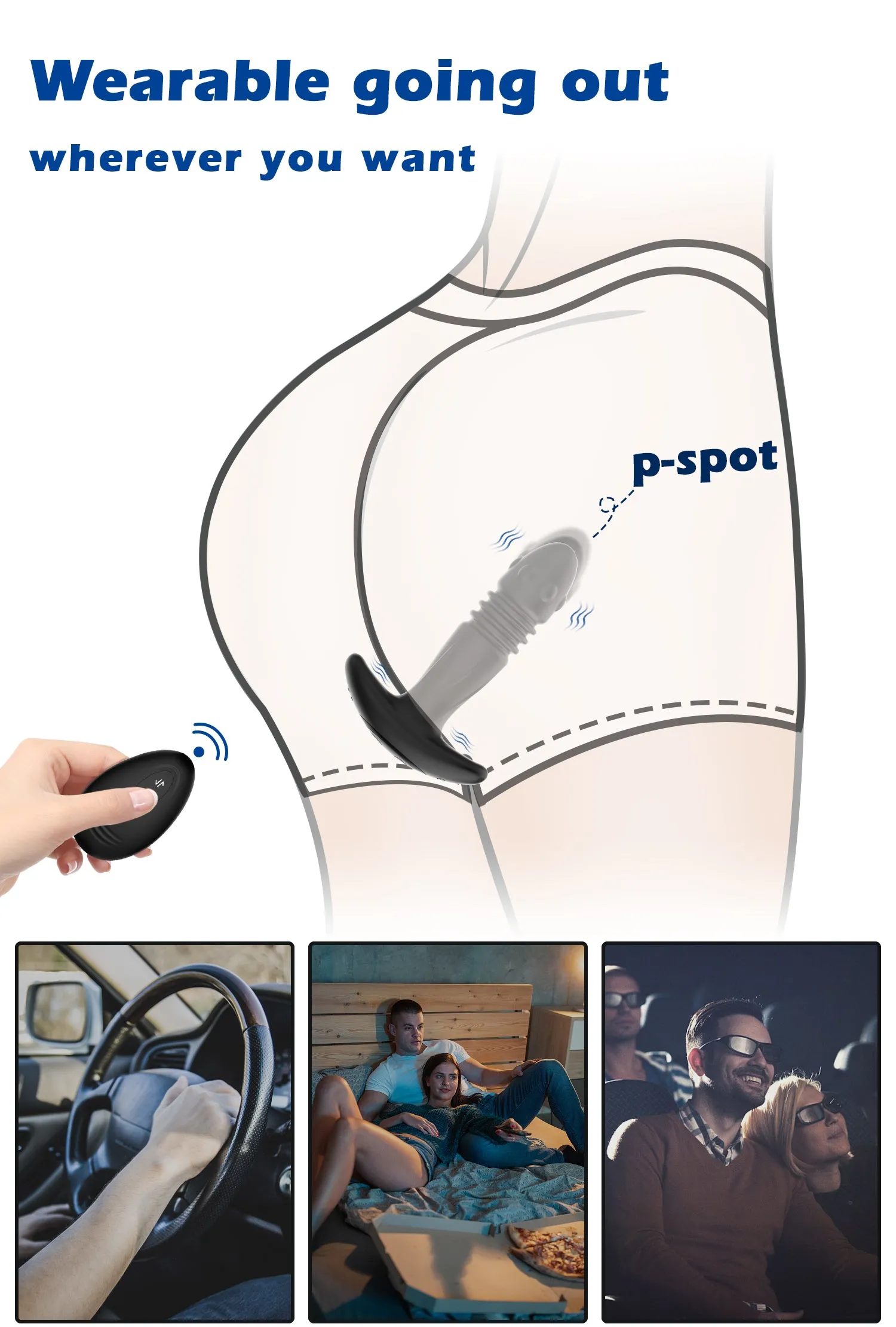Daenerys - Thrusting & Vibrating Prostate Massager