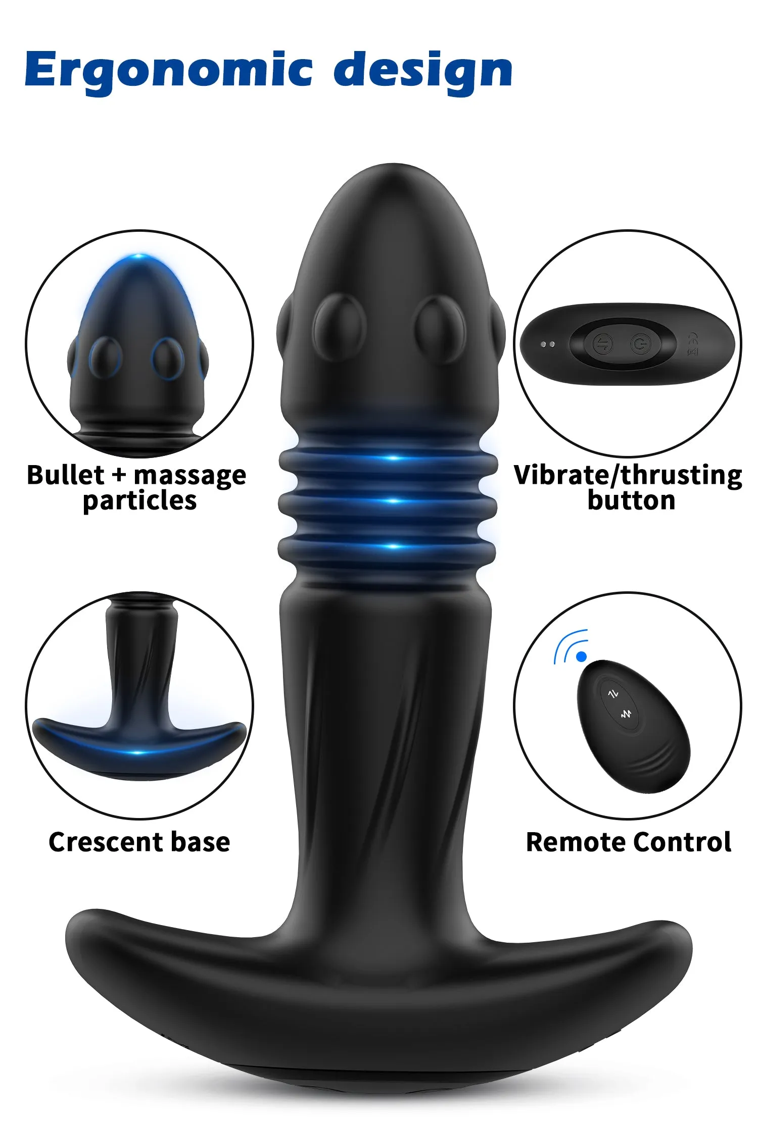 Daenerys - Thrusting & Vibrating Prostate Massager