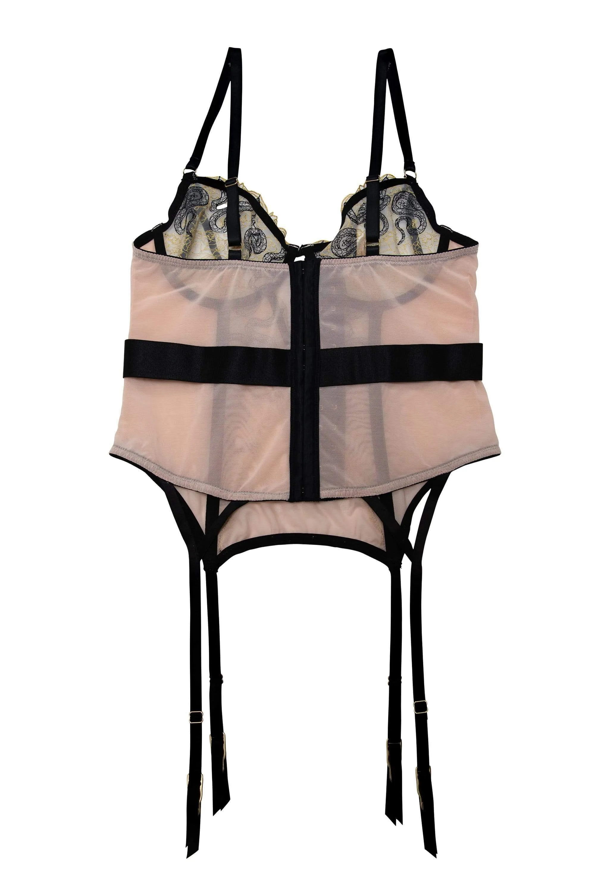 Dakota Snake Basque with Cut Out Front