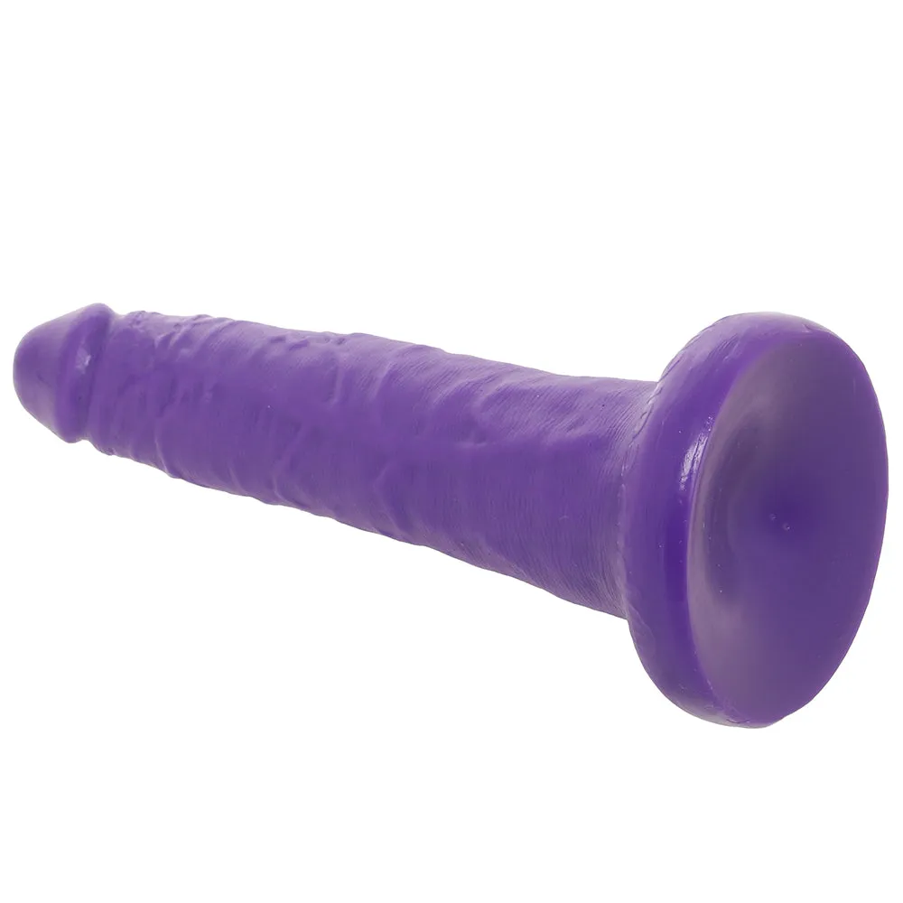 Dillio 7 Inch Slim Dildo in Purple