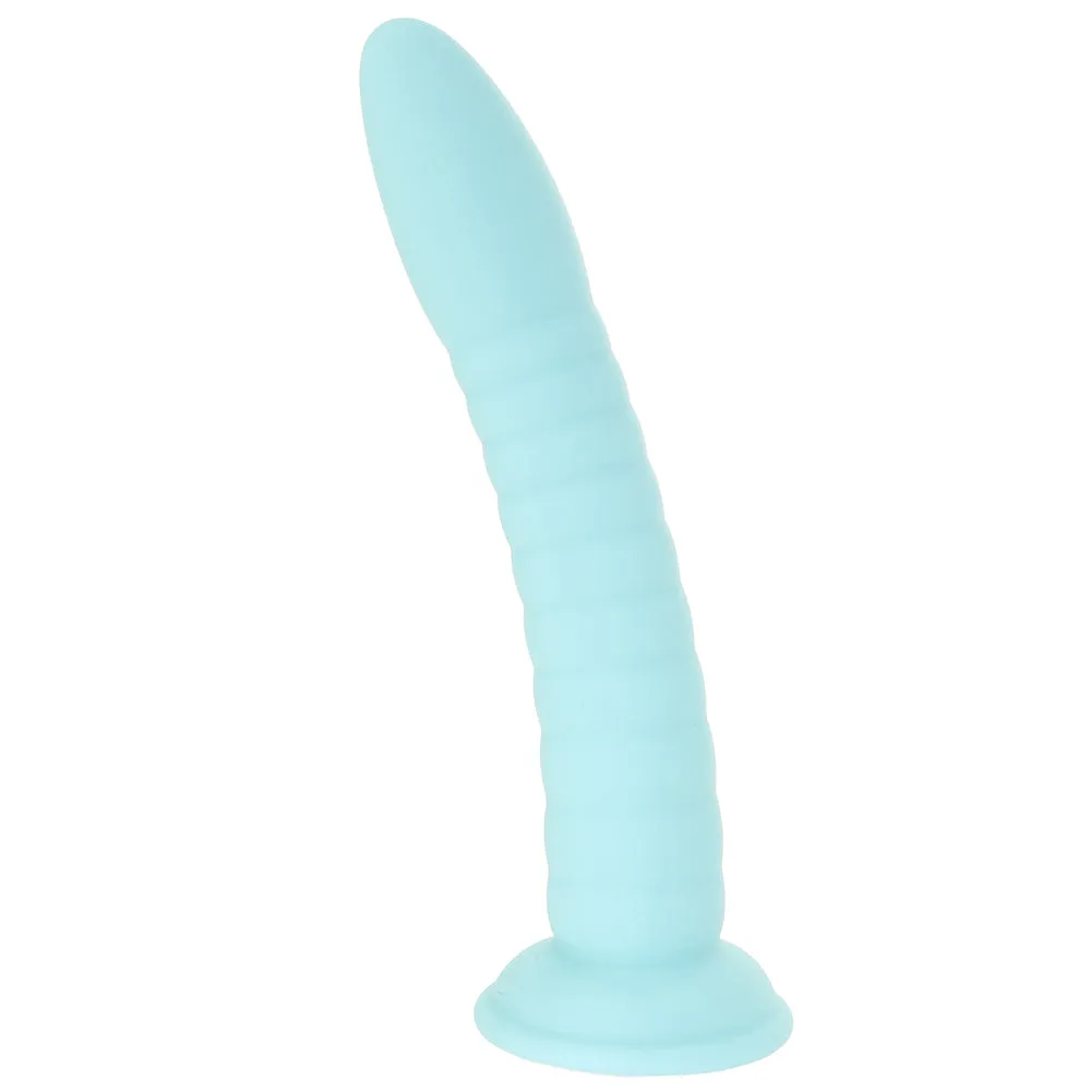 Dillio Platinum Wild Thing 7 Inch Dildo in Teal