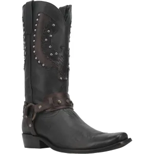 Dingo War Eagle Black DI 851 Mens Cowboy Boots