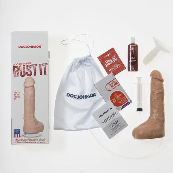 Doc Johnson - Bust It Squirting Realistic Cock with 1oz Nut Butter