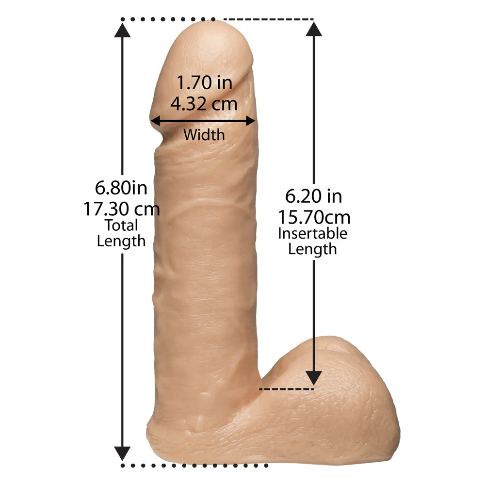 Doc Johnson Vac-U-Lock ULTRASKYN 6" Realistic Cock