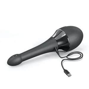 Dorcel - Vibrating Anal Douche Mate Pro (Black/Silver)
