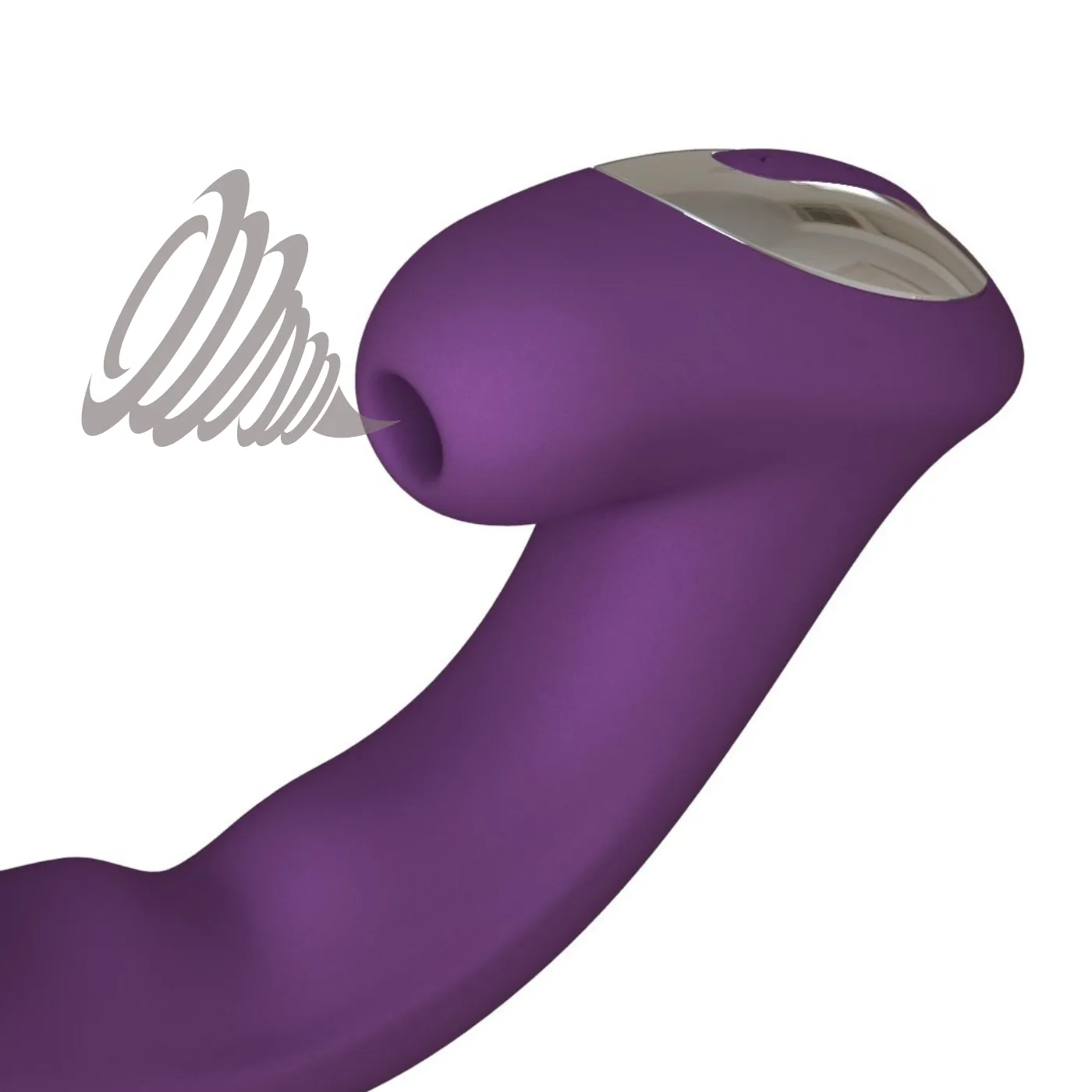 Double Love Climaxer G-Spot Vibe & Air Pulse Clit Stimulator