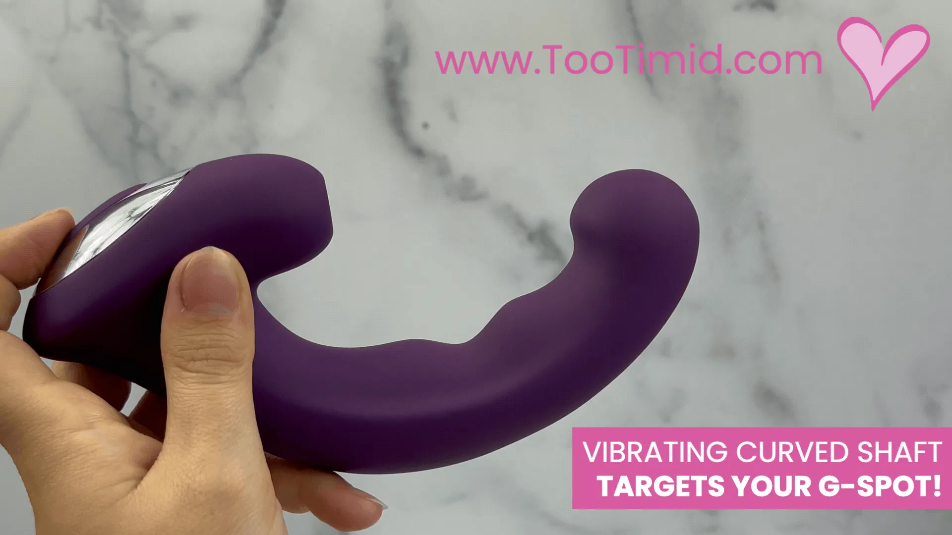 Double Love Climaxer G-Spot Vibe & Air Pulse Clit Stimulator