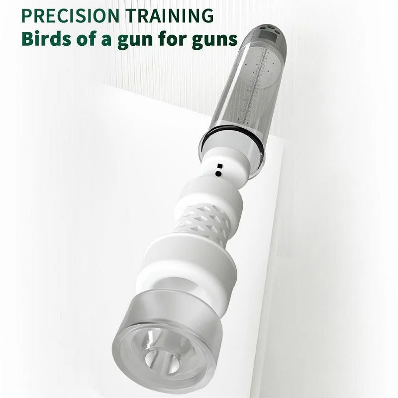 Enhanced Power Vacuum Suction Penis Pump with Detachable Vibrating Sleeve