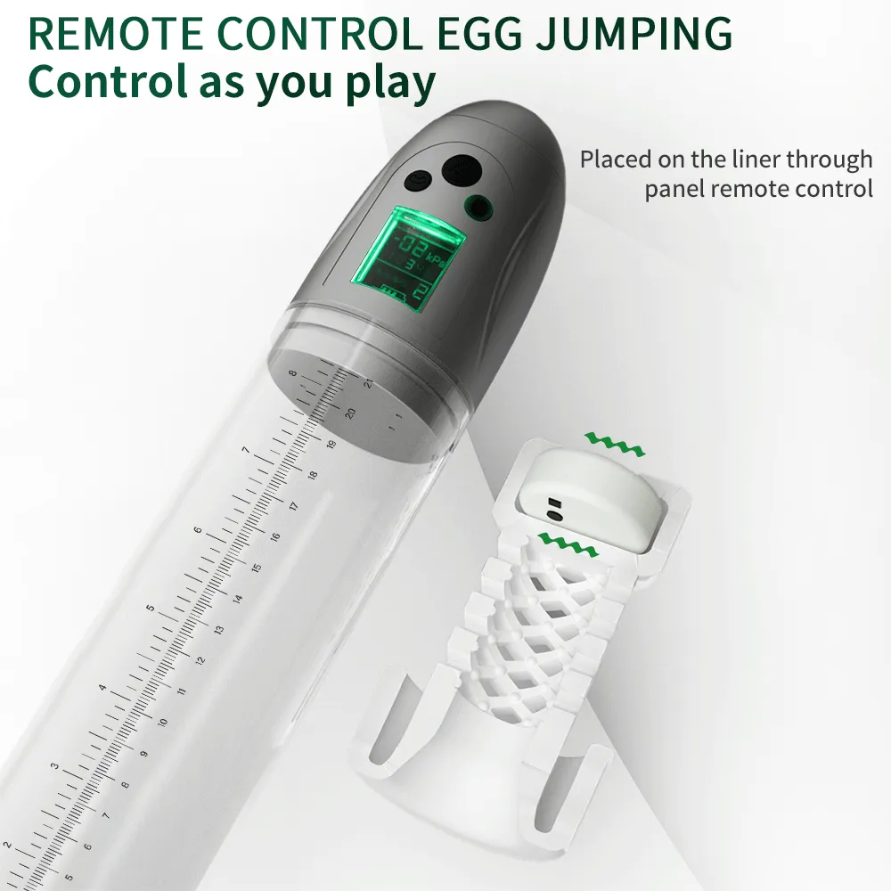 Enhanced Power Vacuum Suction Penis Pump with Detachable Vibrating Sleeve