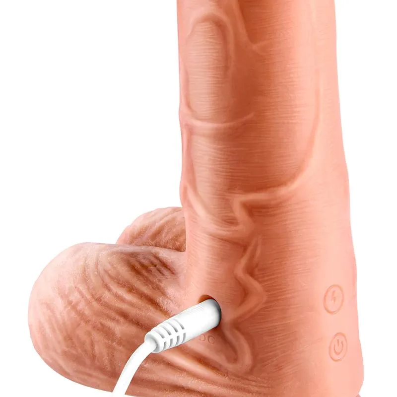 Erocome - Hercules Auto Thrusting Rotating Vibrator (Beige)
