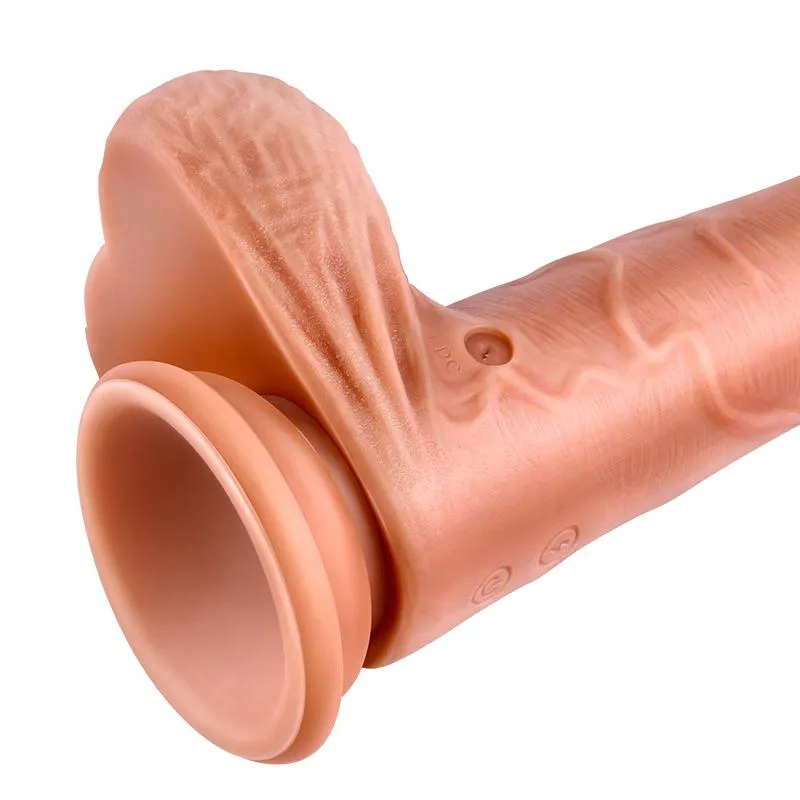 Erocome - Hercules Auto Thrusting Rotating Vibrator (Beige)