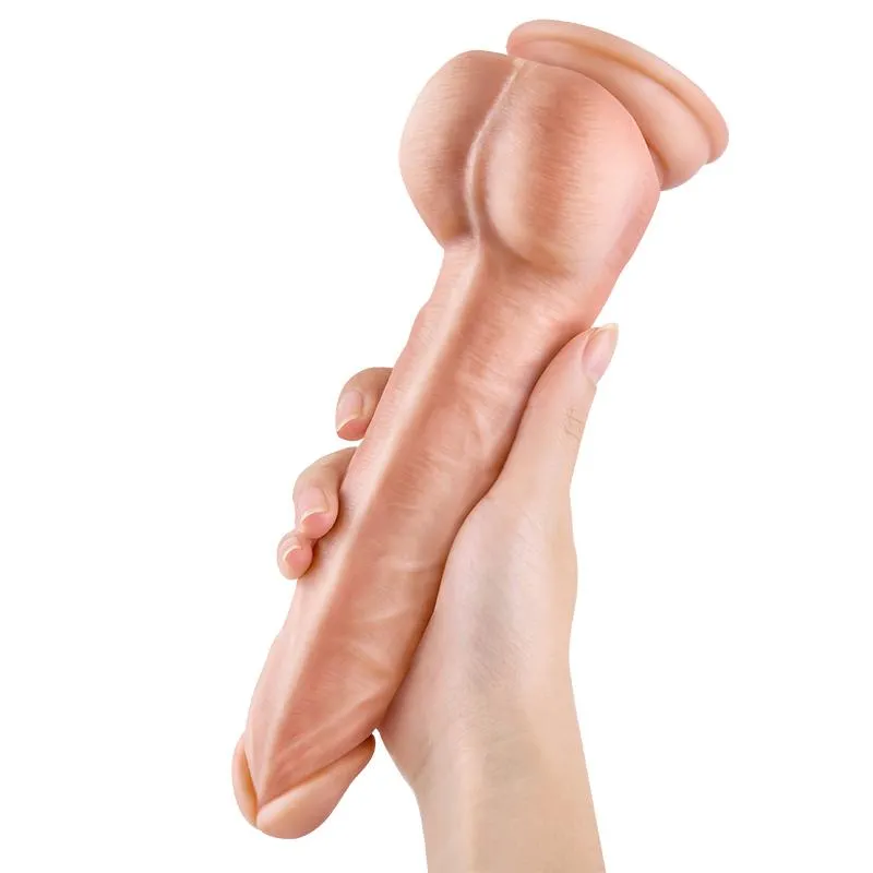 Erocome - Ophiuchus Thrusting Realistic Dildo Vibrator (Beige)