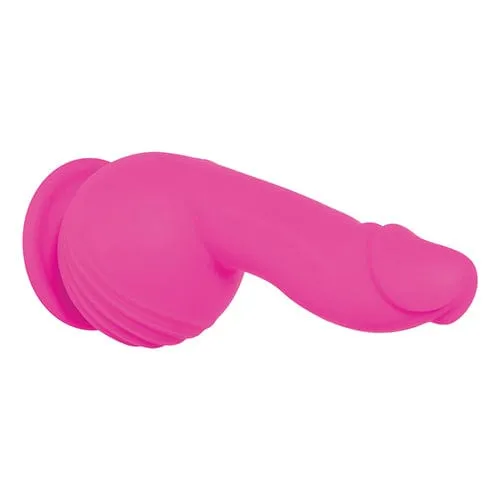 Evolved - Ballistic Silicone Rechargeable Dildo Vibrator 7.5" (Pink)