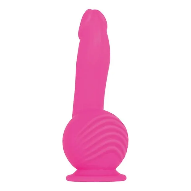 Evolved - Ballistic Silicone Rechargeable Dildo Vibrator 7.5" (Pink)