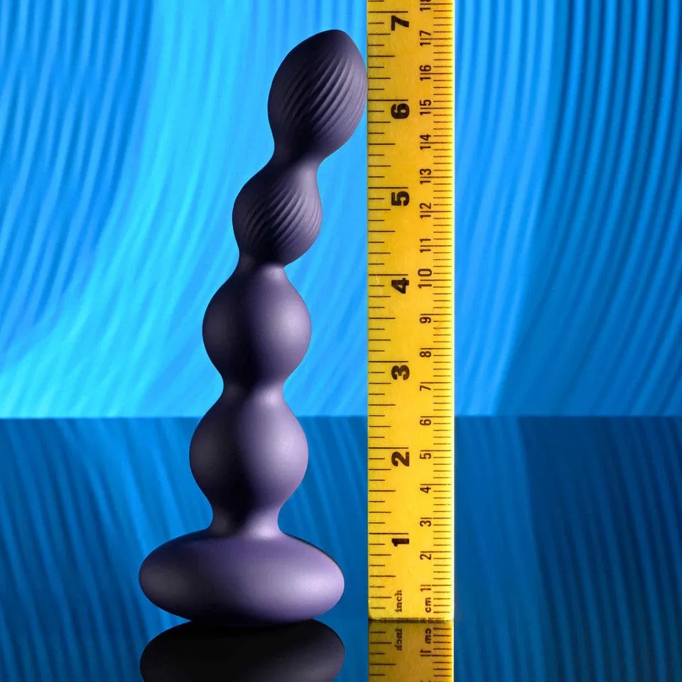 Evolved - Pleasure Orbit Remote Twirling Anal Beads (Black)