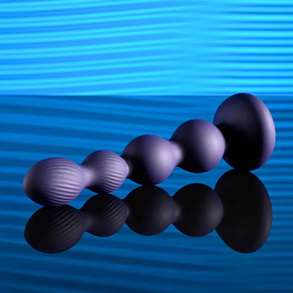 Evolved - Pleasure Orbit Remote Twirling Anal Beads (Black)
