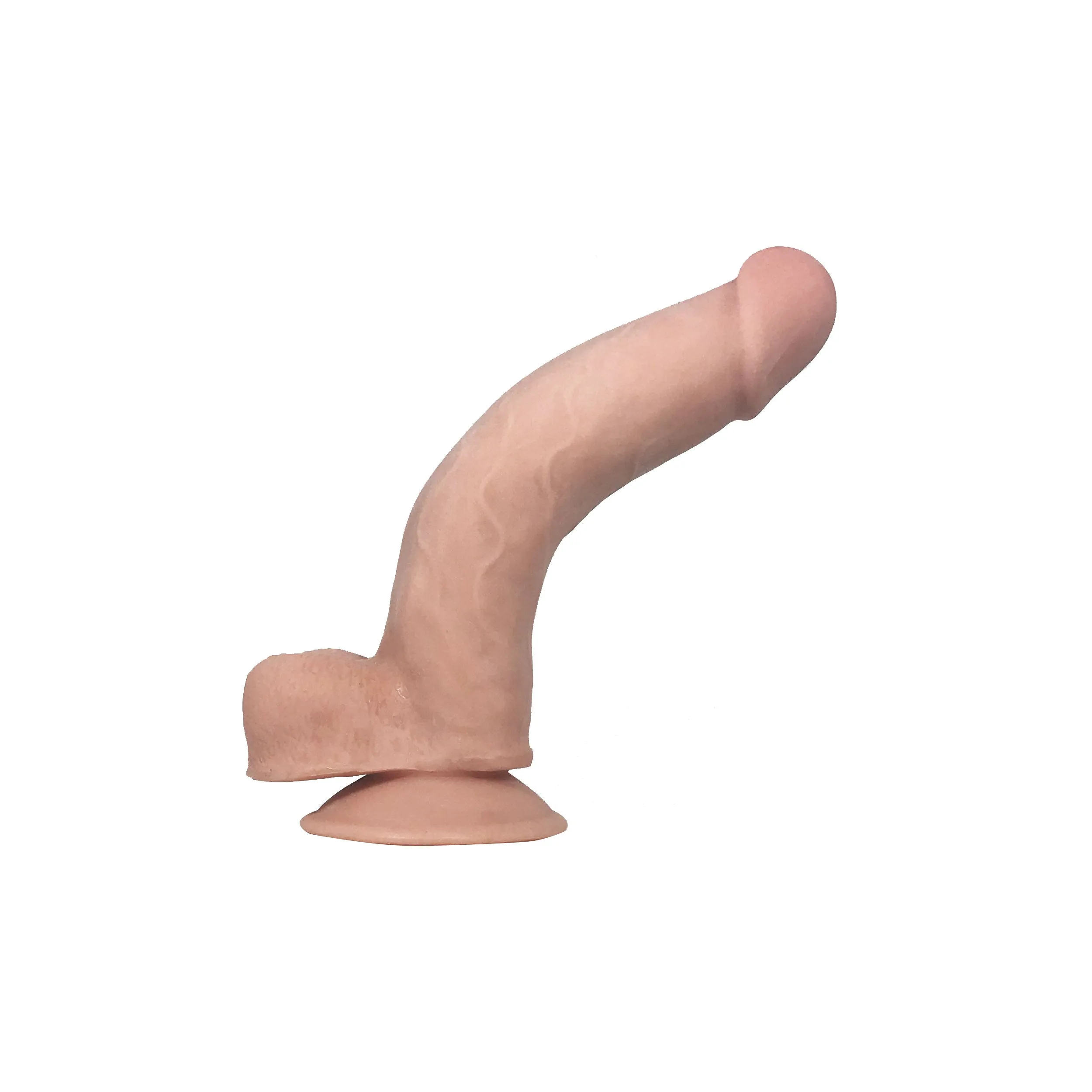 F5 8.5in Self Lubricating Dildo - Flesh
