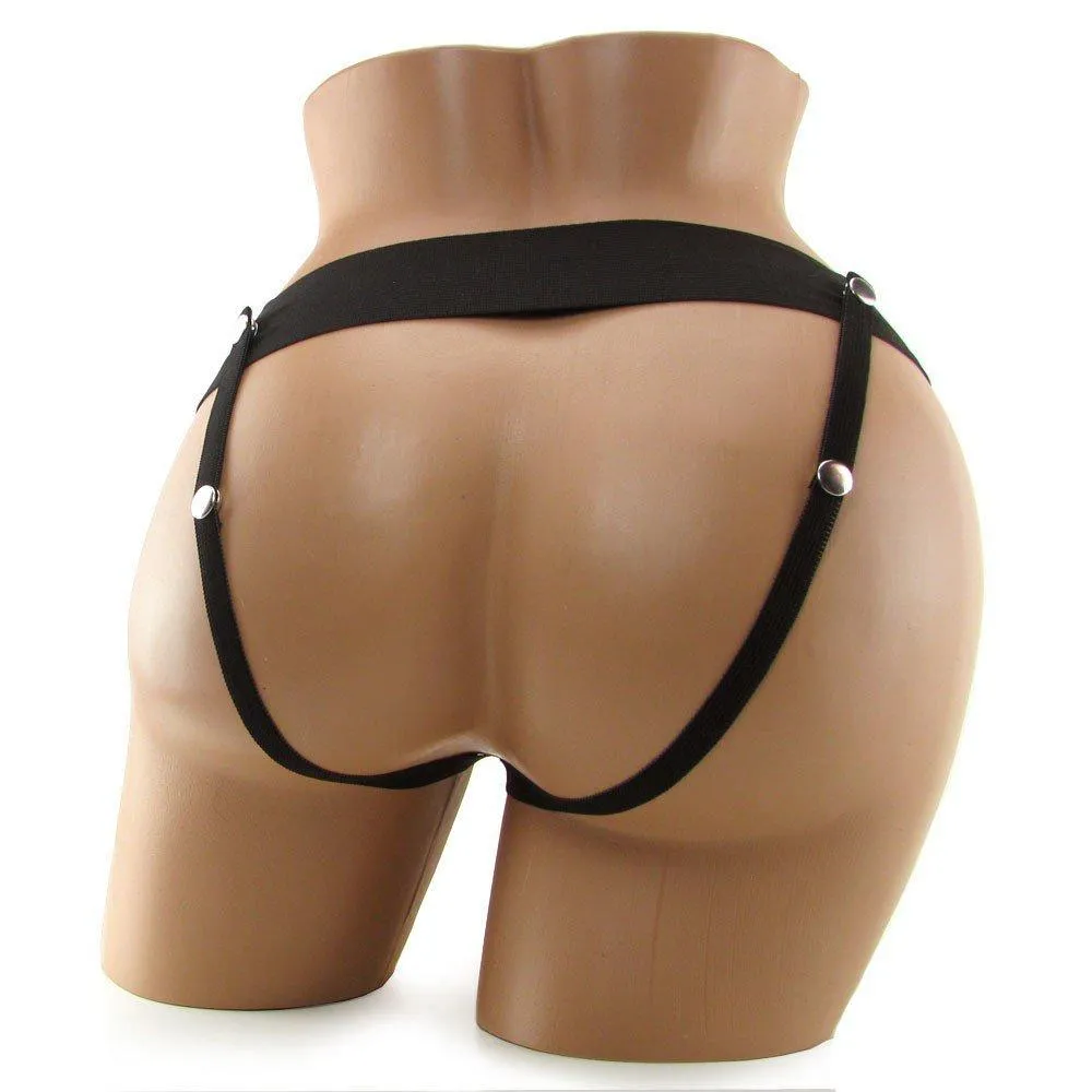 Fetish Fantasy 10 Inch Chocolate Dream Vibrating Hollow Strap-On