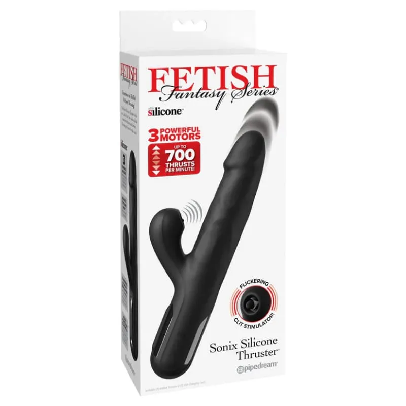 Fetish Fantasy Series Sonix Silicone Thruster - Black