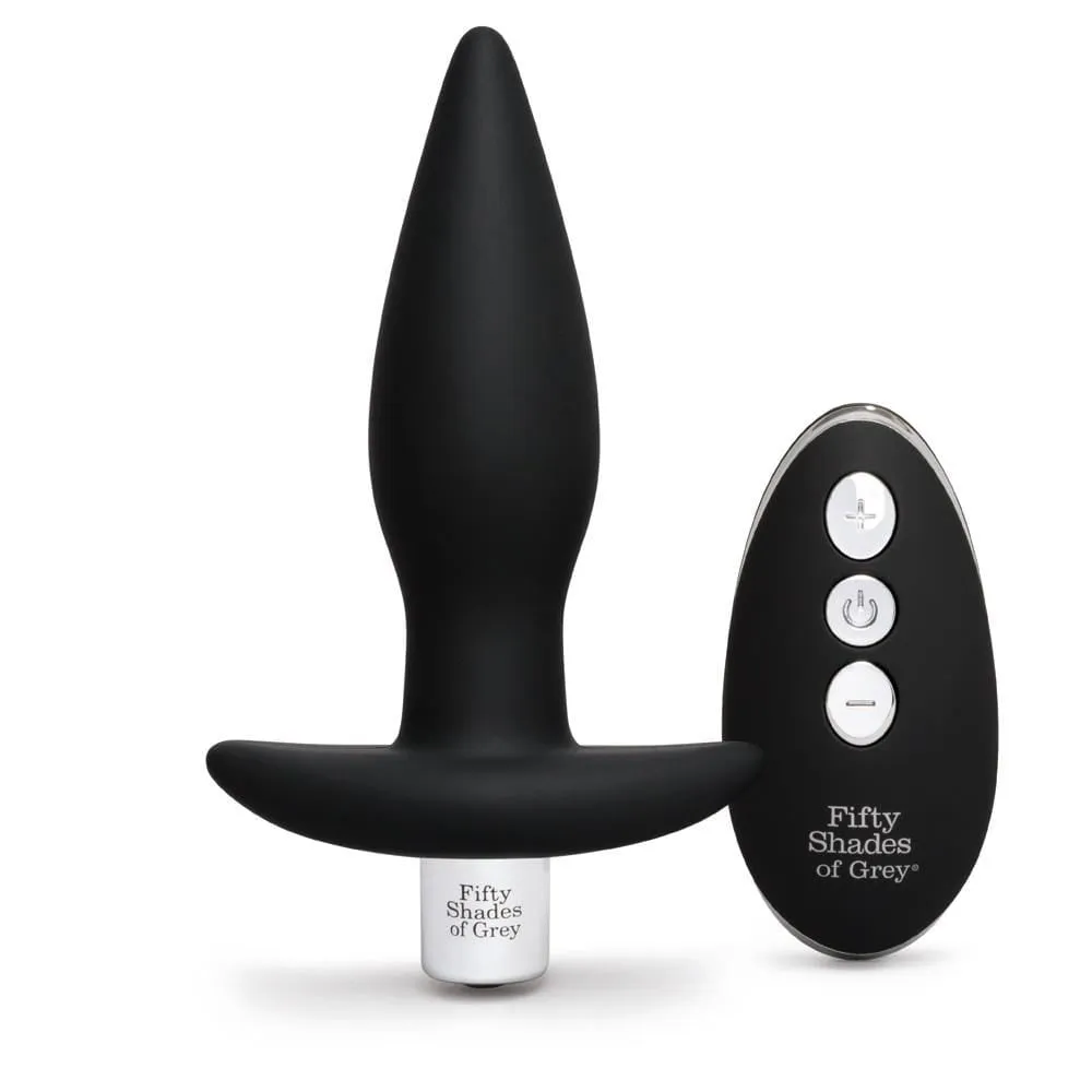 Fifty Shades of Grey - Relentless Vibrations Remote Control Butt Plug (Black)