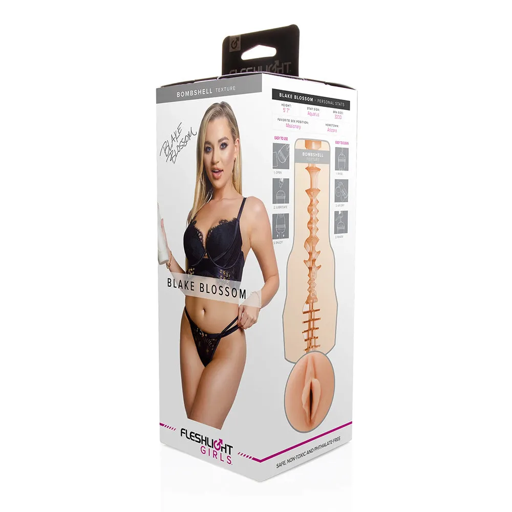 Fleshlight Girls Blake Blossom Bombshell Textured Vagina Masturbator