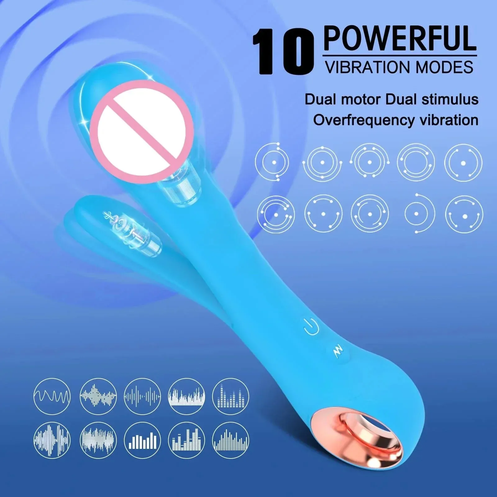 Flexible Clitoral and G-Spot Vibrator | Powerful Anal & Nipple Stimulation for Women