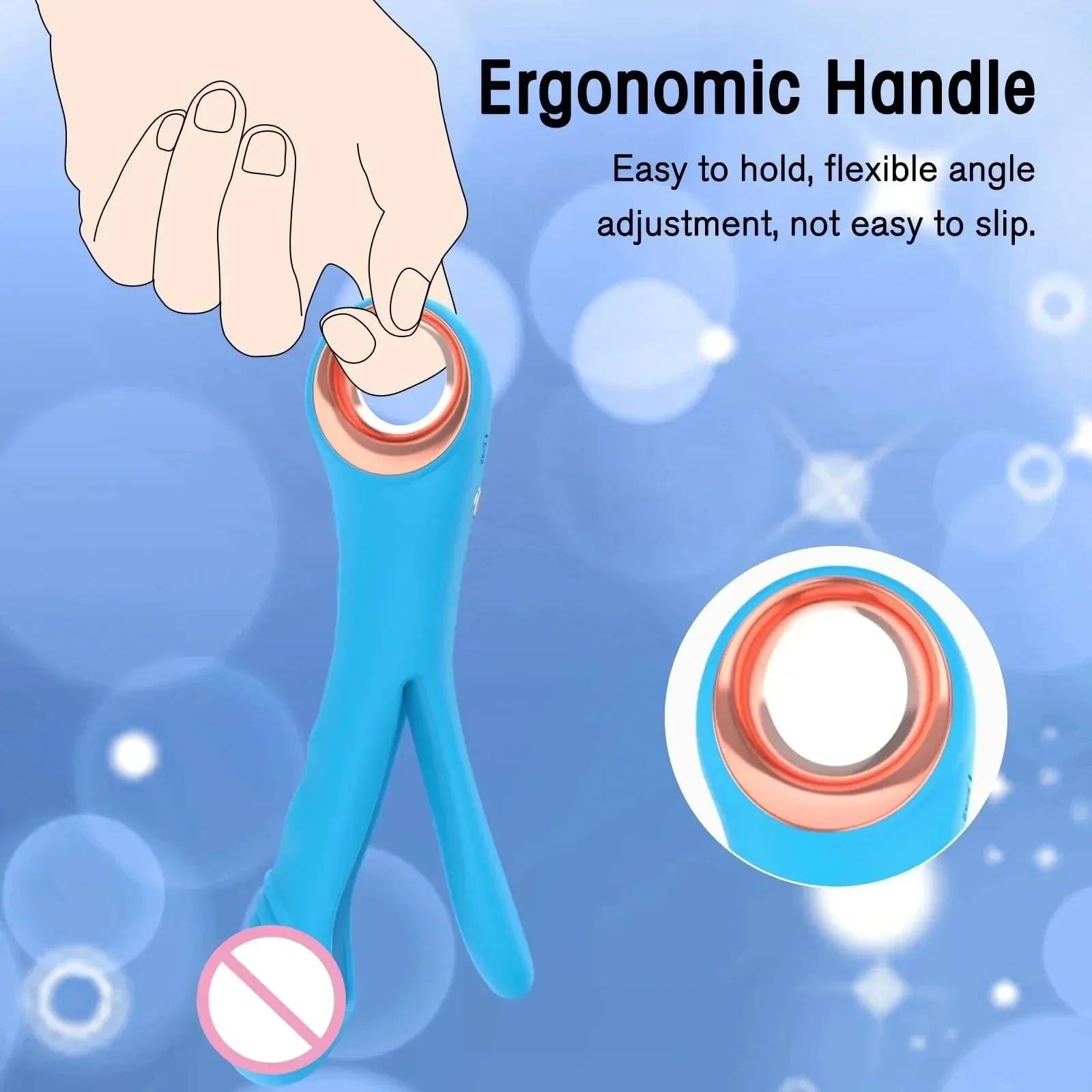 Flexible Clitoral and G-Spot Vibrator | Powerful Anal & Nipple Stimulation for Women