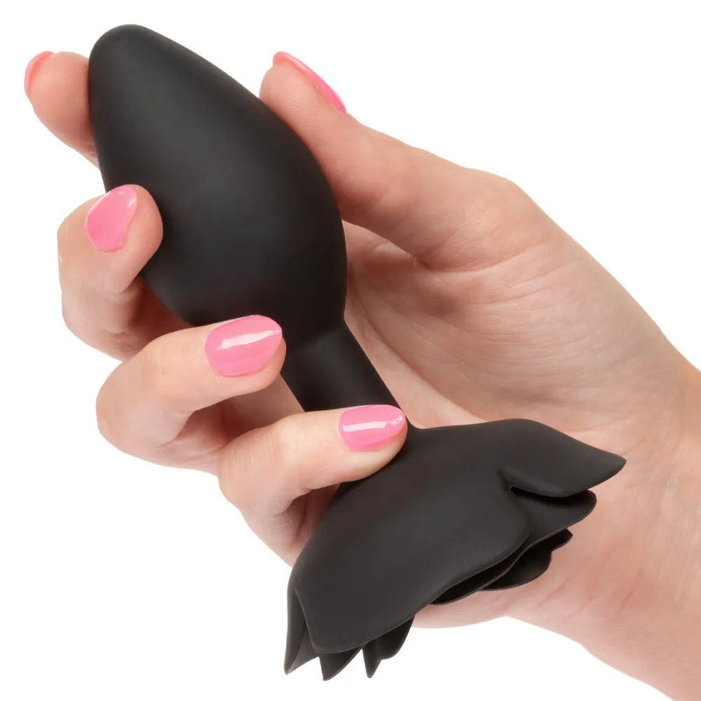 Forbidden Silicone Rose Anal Plug - Large