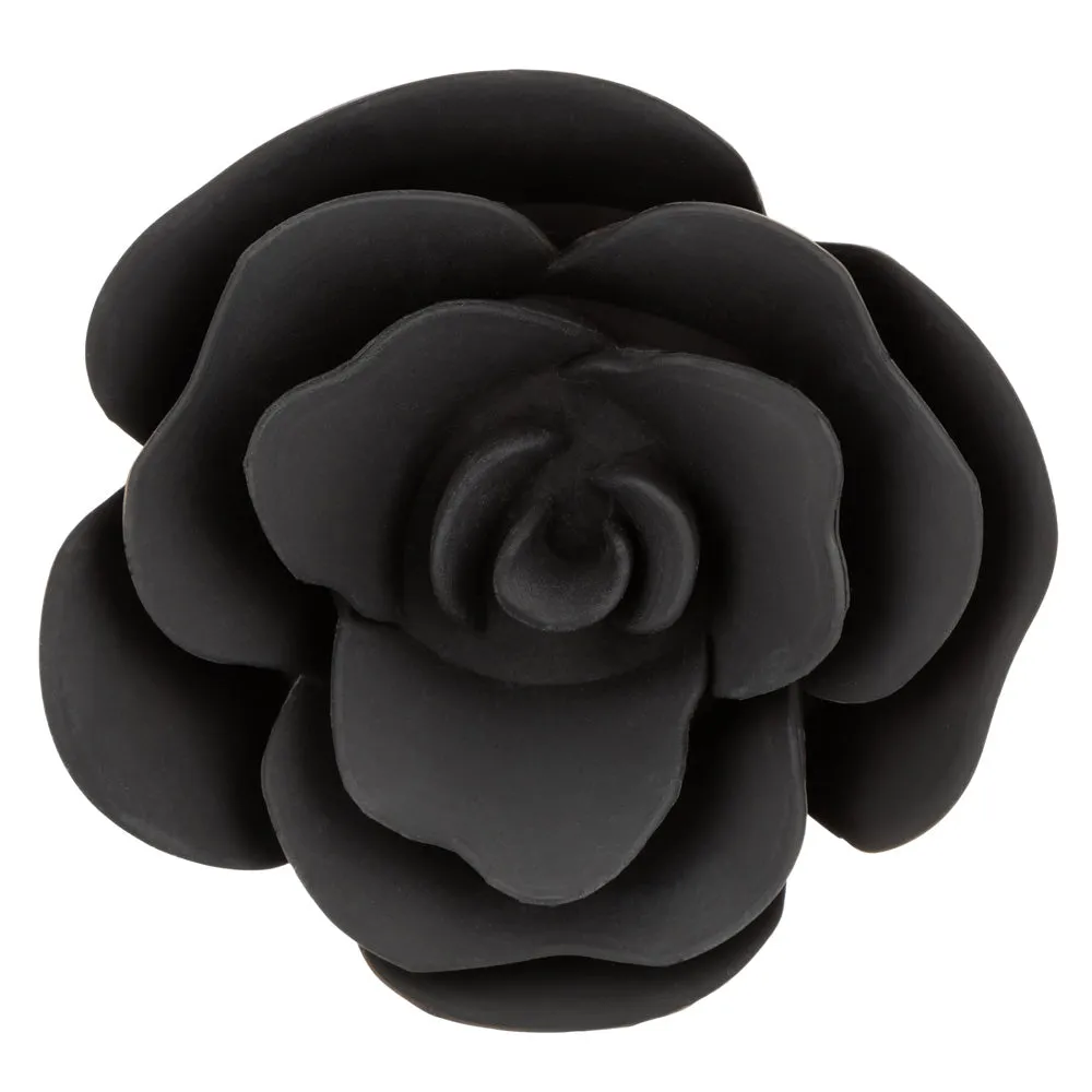 Forbidden Silicone Rose Anal Plug - Large