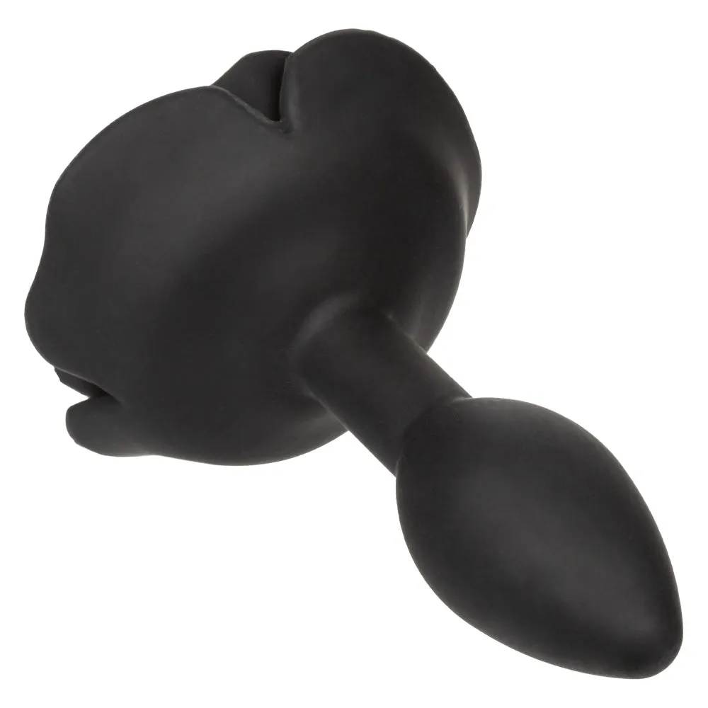 Forbidden Silicone Rose Anal Plug - Large